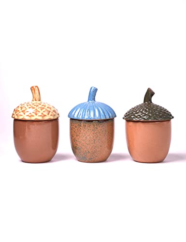 NENBOLEC 3pcs Vorratsdosen Keksdose Modern Skulptur Figuren Wohnzimmer Geschenk Dekor Keramik 12cm von NENBOLEC