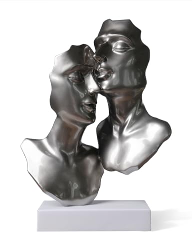 NENBOLEC Modern Skulptur Figuren Abstrakte Arts Geschenk Liebhaber Dekor Statue Wohnzimmer Kunst Polyresin Ornament 43cm von NENBOLEC