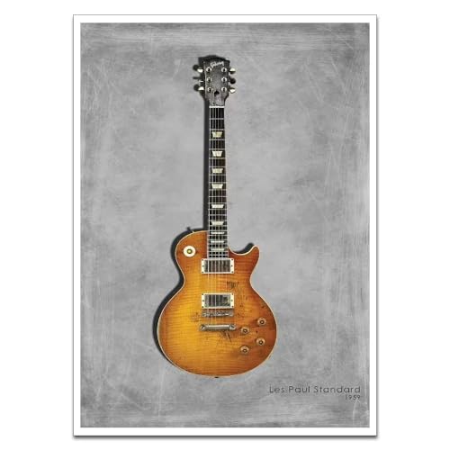 Gibson Les Paul Standard, 1959 Leinwand Gemälde auf der Wand Kunst Poster und Drucke Nordic Bild for Wohnzimmer Kein Rahmen (Size : 50x70cm Noframe) von NENDERT