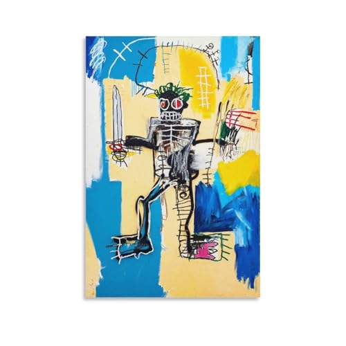 NENGKUAI Straßen-Graffiti-Kunstposter Jean-Michel Basquiat Warrior, Gemälde, Wandkunst-Poster, Leinwanddruck, dekoratives Gemälde, ungerahmt, 20 x 30 cm NENGKUAI Straßen-Graffiti-Kunstposter Jean-Michel Basquiat Warrior, Gemälde, Wandkunst-Poster, Leinwanddruck, dekoratives Gemälde, ungerahmt, 20 x 30 cm von NENGKUAI