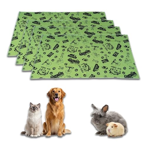 NEO SOLVO 2 Stück Trainingspads – Grun - 60x90cm – waschbar & Reusable PIPI Pads – saugfähig, wasserdicht, rutschfest – für Hunde, Katzen, Welpen NEO SOLVO 2 Stück Trainingspads – Grun - 60x90cm – waschbar & Reusable PIPI Pads – saugfähig, wasserdicht, rutschfest – für Hunde, Katzen, Welpen von NEO SOLVO