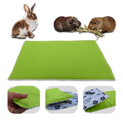NEO SOLVO Fleece Spielplatzmatte für Meerschweinchen und Kaninchen - Alles in einem: eine Decke, EIN riesiger Tunnel, EIN Haus, EIN Kissen und EIN Bett - 50 cm x 60 cm - Grün NEO SOLVO Fleece Spielplatzmatte für Meerschweinchen und Kaninchen - Alles in einem: eine Decke, EIN riesiger Tunnel, EIN Haus, EIN Kissen und EIN Bett - 50 cm x 60 cm - Grün von NEO SOLVO