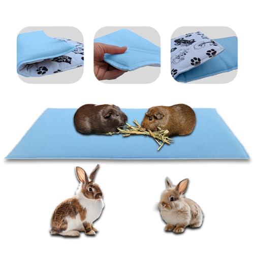 NEO SOLVO Fleece Spielplatzmatte für Meerschweinchen und Kaninchen - Alles in einem: eine Decke, EIN riesiger Tunnel, EIN Haus, EIN Kissen und EIN Bett - 35 cm x 70 cm - Blau NEO SOLVO Fleece Spielplatzmatte für Meerschweinchen und Kaninchen - Alles in einem: eine Decke, EIN riesiger Tunnel, EIN Haus, EIN Kissen und EIN Bett - 35 cm x 70 cm - Blau von NEO SOLVO