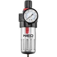1/2" Filtertrockner mit Druckminderer, Metallgehäuse 1/2" Filtertrockner mit Druckminderer, Metallgehäuse von NEO TOOLS