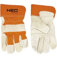 Arbeitshandschuhe Leder Gr. 10 Industriequalität von NEO TOOLS