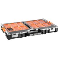 Großer Sortimentskasten mit 12 Fächern 531x379x77 mm, Modu-X Großer Sortimentskasten mit 12 Fächern 531x379x77 mm, Modu-X von NEO TOOLS