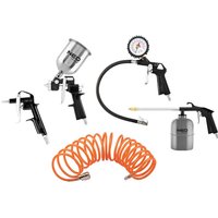 Lackierset, Spritzpistole, Obertank, 5-tlg. Lackierset, Spritzpistole, Obertank, 5-tlg. von NEO TOOLS