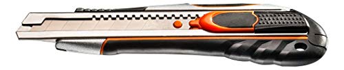 Messer mit Abbrechklinge 18 mm, schnelles Schneiden und Arretierung der Klinge von NEO TOOLS