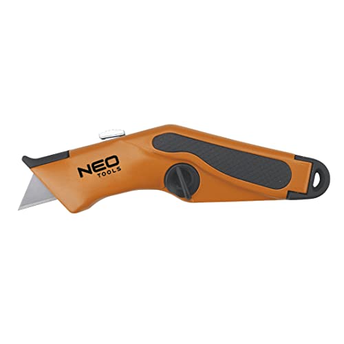 NEO Profi Cuttermesser, Teppichmesser aus metall Paketmesser Allzweckmesser Trapezklinge von NEO TOOLS