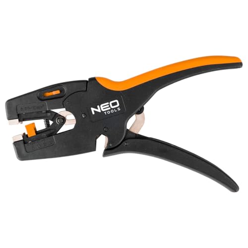 NEO TOOLS 01-565 Automatische Abisolierzange - Professionelles Abisolierwerkzeug 0.03-10.0mm² mit Frontmechanismus, aus vernickeltem Stahl und ergonomischem Zweikomponenten-Griff NEO TOOLS 01-565 Automatische Abisolierzange - Professionelles Abisolierwerkzeug 0.03-10.0mm² mit Frontmechanismus, aus vernickeltem Stahl und ergonomischem Zweikomponenten-Griff von NEO TOOLS