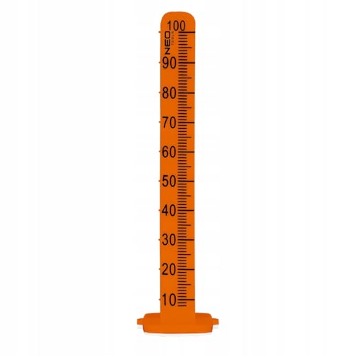 NEO TOOLS Nivellierungsstifte 20 Stücke 100 mm PE - Höhenmessung Nivellierstifte - Selbstklebende Auslaufnivellierer - 100 mm mit 3M-Klebeband, 20 Stück (PE) von NEO TOOLS