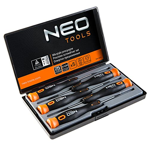 NEO TOOLS Präzisions-Schraubendreher, 5-er Set, SvCm NEO TOOLS Präzisions-Schraubendreher, 5-er Set, SvCm von NEO TOOLS