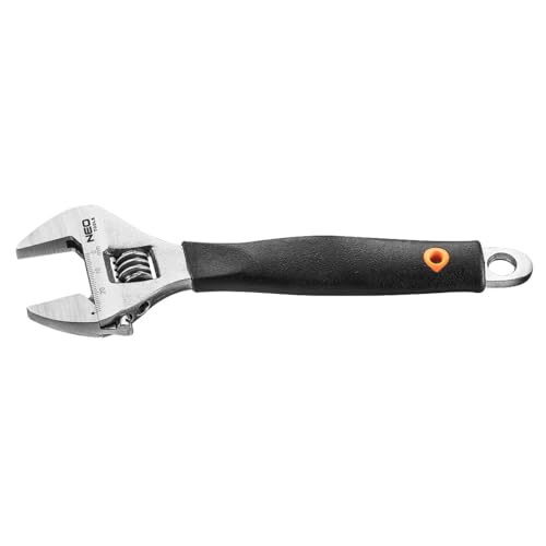 NEO TOOLS Rollgabelschlüssel Einmaulschlüssel aus Chrom-Vanadium Stahl – Einmaulschlüssel Verstellbar Adjustable Wrench mit Weichem Griff - Länge: 200 NEO TOOLS Rollgabelschlüssel Einmaulschlüssel aus Chrom-Vanadium Stahl – Einmaulschlüssel Verstellbar Adjustable Wrench mit Weichem Griff - Länge: 200 von NEO TOOLS