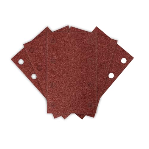 NEO TOOLS Schleifpapier-Set P80 5-tlg. – Effektives Klett-System für Holz, Metall und Gipskarton – Optimale Staubabsaugung, Lange Lebensdauer fur 04-624 von NEO TOOLS