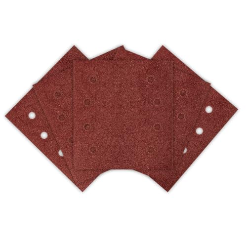 NEO TOOLS Schleifpapier-Set P80 5-tlg. – Effektives Klett-System für Holz, Metall und Gipskarton – Optimale Staubabsaugung, Lange Lebensdauer fur 04-625 von NEO TOOLS