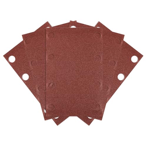 NEO TOOLS Schleifpapier-Set P80 5-tlg. – Effektives Klett-System für Holz, Metall und Gipskarton – Optimale Staubabsaugung, Lange Lebensdauer fur 04-627 von NEO TOOLS