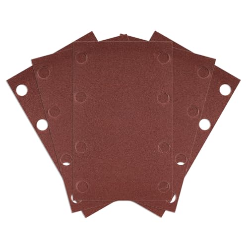 NEO TOOLS Schleifpapier-Set P80 5-tlg. – Effektives Klett-System für Holz, Metall und Gipskarton – Optimale Staubabsaugung, Lange Lebensdauer fur 04-628 von NEO TOOLS