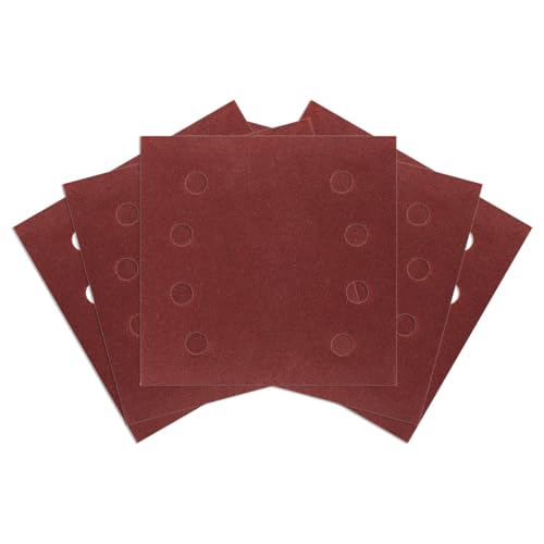 NEO TOOLS Schleifpapier-Set P80 5-tlg. – Effektives Klett-System für Holz, Metall und Gipskarton – Optimale Staubabsaugung, Lange Lebensdauer fur 04-629 von NEO TOOLS