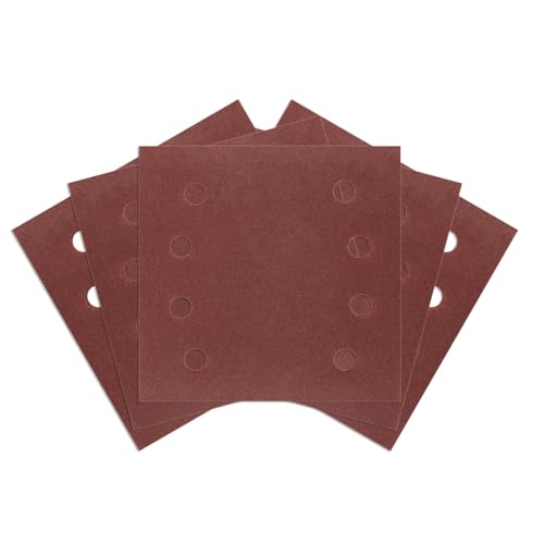 NEO TOOLS Schleifpapier-Set P80 5-tlg. – Effektives Klett-System für Holz, Metall und Gipskarton – Optimale Staubabsaugung, Lange Lebensdauer fur 04-630 von NEO TOOLS
