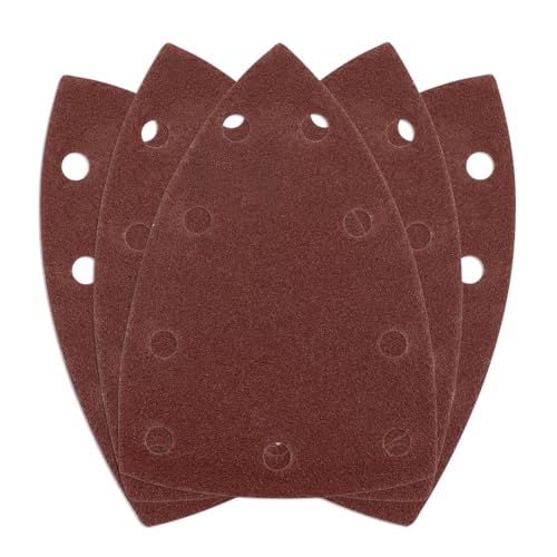 NEO TOOLS Schleifpapier-Set P80 5-tlg. – Effektives Klett-System für Holz, Metall und Gipskarton – Optimale Staubabsaugung, Lange Lebensdauer fur 04-631 von NEO TOOLS
