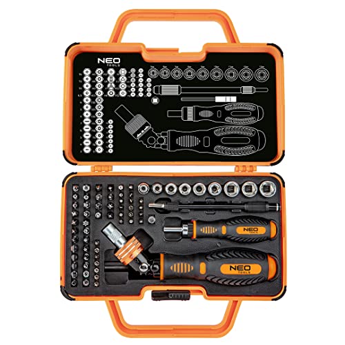 NEO TOOLS Universal Schrauber-Bits mit einem Handgriff 69 Stück von NEO TOOLS