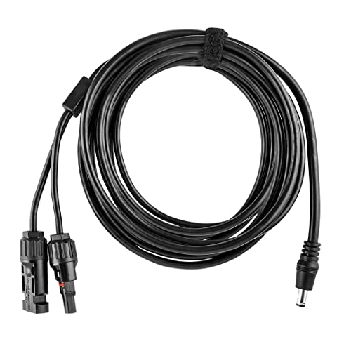 NEO TOOLS Verbindungskabel MC4 und DC 5,5*2,5 Anschlusskabel für Laderegler, Länge 2/5 m. Kabel für tragbare Solarmodule, Verlängerungskabel Solarsysteme Ladecontroller (Länge 5 m, MC4/DC 5.5*2.5) von NEO TOOLS