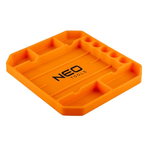 NEO TOOLS Werkzeugschale Silikon-Gummi-Werkzeug-Ablageschale – Flexible & Rutschfeste Ablage mit Fächern für Bits & Stecknüsse – Robuster Organizer für Werkstatt & Lager NEO TOOLS Werkzeugschale Silikon-Gummi-Werkzeug-Ablageschale – Flexible & Rutschfeste Ablage mit Fächern für Bits & Stecknüsse – Robuster Organizer für Werkstatt & Lager von NEO TOOLS