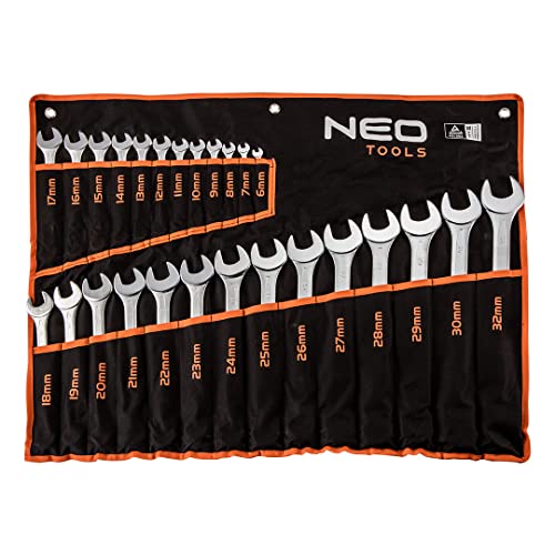 Neo 09-754 Ring-Maulschlüsselset 6-32 mm, 26 St von NEO TOOLS