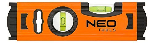 Neo Tools 71-030 Wasserwaage, Aluminium, 2 Libellen (20 cm) von NEO TOOLS