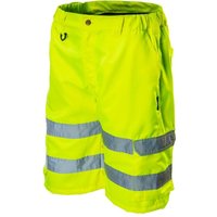 Neo Tools - neo kurze Warnschutzhose, 80% Polyester, 20% Baumwolle gelb S/48 - Gelb von NEO TOOLS