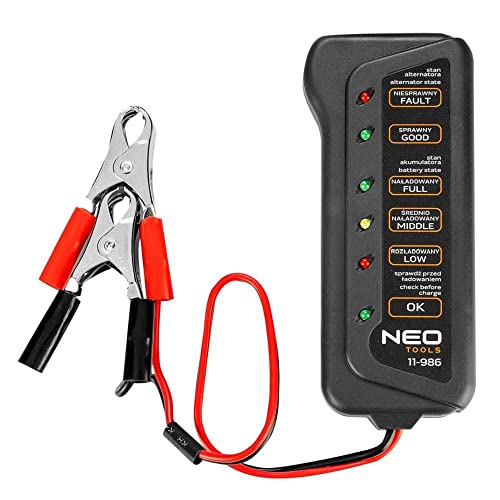 Neo tools 12 V LED-Batterie und Ladekontester von NEO TOOLS