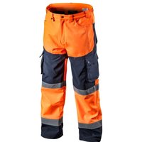 Softshell-Warnschutzhose mit Reflektionsstreifen orange xxxl von NEO TOOLS