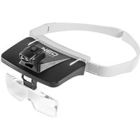 Stirnlupe mit 2 LED-Leuchten und 5 Wechselobjektiven im Etui von NEO TOOLS