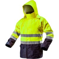 Wasserdichte Warnschutz-Arbeitsjacke, Gelb, Größe XXL Wasserdichte Warnschutz-Arbeitsjacke, Gelb, Größe XXL von NEO TOOLS