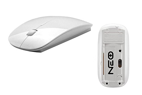 Slim Wireless mini optische Maus mit USB-Empfänger 2.4G für Laptops/Desktop-PC XP/Vista/Windows 7 / Windows 10 / Macintosh. Doppelseitiges Board - weiße Farbe in Hochglanz. Slim Wireless mini optische Maus mit USB-Empfänger 2.4G für Laptops/Desktop-PC XP/Vista/Windows 7 / Windows 10 / Macintosh. Doppelseitiges Board - weiße Farbe in Hochglanz. von NEO+