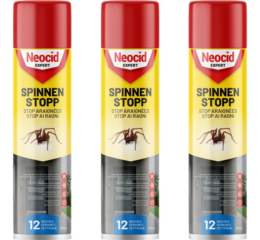 NEOCID Expert Insektenspray Spinnen-Spray Hochwirksam gegen Spinnen, 1.2 l, unmittelbarer Knock-down Effekt von NEOCID Expert