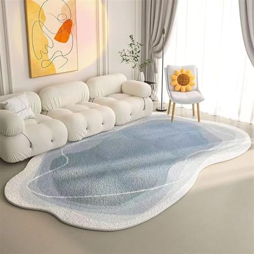 NEOFEN Nachahmung Kaschmir Teppich unregelmäßige Form Teppich Wohnzimmer Sofa Couchtisch Schlafzimmer Schaukelstuhl Computertisch Teppich von NEOFEN