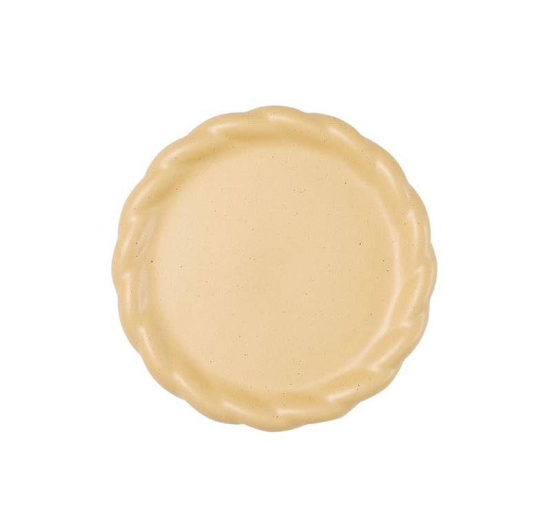 NEOFLAM® Dessertteller Better Finger Keramik Dessertteller 19 cm - Gelb, (1 St), 100% natürliche Keramik, Frei von PFAS, Blei & Cadmium von NEOFLAM®