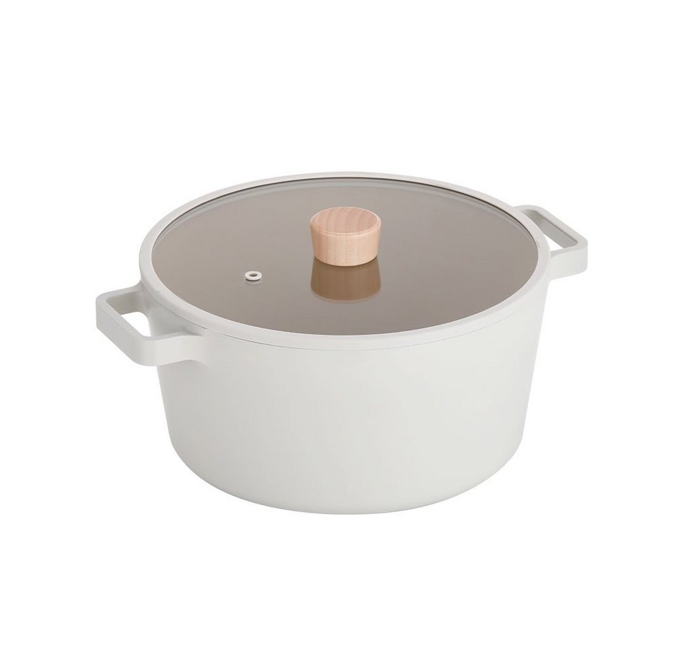 NEOFLAM® Kochtopf FIKA Kochtopf 24cm inkl. Glasdeckel, Aluminiumguss  (1-tlg) von NEOFLAM®