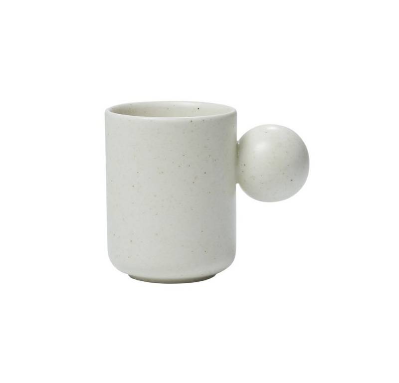 NEOFLAM® Tasse Better Finger Keramiktasse Ball - 300ml Weiß, Keramik, 100% natürliche Keramik, Frei von PFAS, Blei & Cadmium von NEOFLAM®