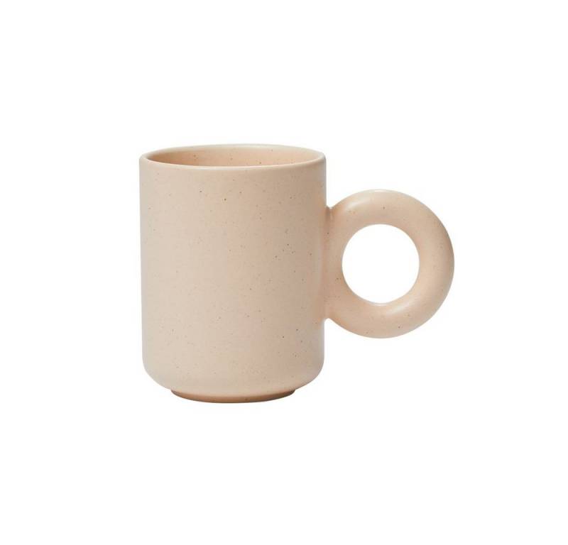 NEOFLAM® Tasse Better Finger Keramiktasse Ring - 300ml Pink, Keramik, 100% natürliche Keramik, Frei von PFAS, Blei & Cadmium von NEOFLAM®