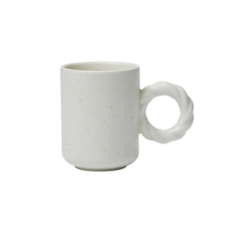 NEOFLAM® Tasse Better Finger Keramiktasse Twist - 300ml Weiß, Keramik, 100% natürliche Keramik, Frei von PFAS, Blei & Cadmium von NEOFLAM®