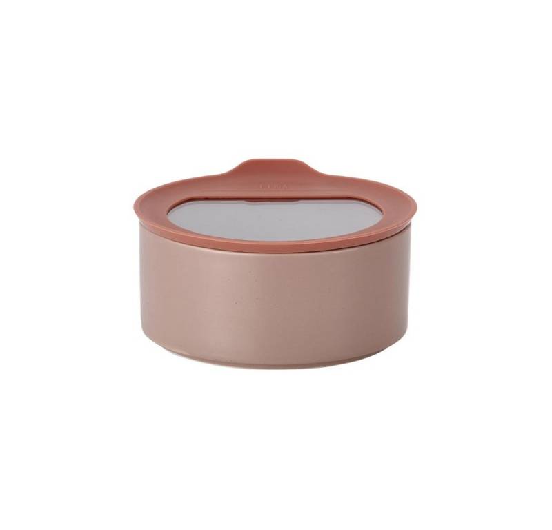 NEOFLAM® Vorratsdose FIKA One Keramik Vorratsdose 600ml - Rosé Pink, Keramik, Silikon, (1-tlg) von NEOFLAM®