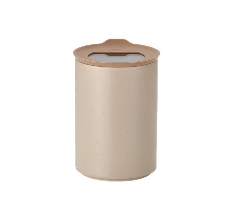 NEOFLAM® Vorratsdose FIKA One Keramik Vorratsdose 650ml - Sand Beige, Keramik, Silikon, (1-tlg) von NEOFLAM®