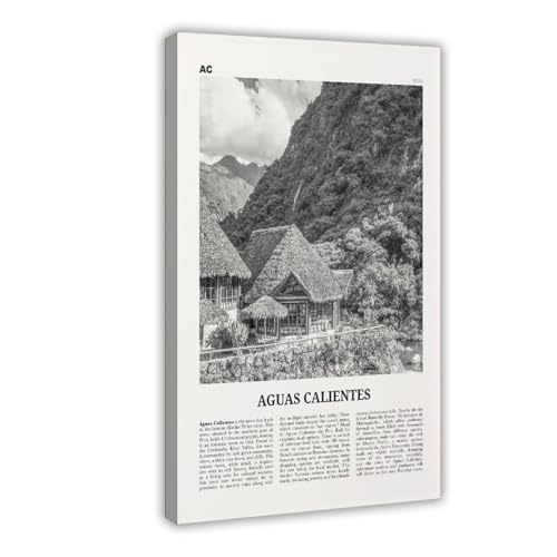 NEOHI Aguas Calientes Druck auf Leinwand, Motiv: Peru, Stadt, Reiselandschaft, modernes Poster, Wandkunstdrucke, Gemälde, Wohnzimmer, Schlafzimmer, Dekoration, 60 x 90 cm NEOHI Aguas Calientes Druck auf Leinwand, Motiv: Peru, Stadt, Reiselandschaft, modernes Poster, Wandkunstdrucke, Gemälde, Wohnzimmer, Schlafzimmer, Dekoration, 60 x 90 cm von NEOHI