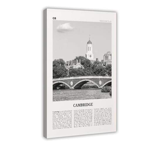 NEOHI Cambridge-Druck, Massachusetts, USA, Stadtreise, Landschaft, Leinwand, modernes Poster, Wandkunstdrucke, Gemälde, Wohnzimmer, Schlafzimmer, Dekoration, 40 x 60 cm NEOHI Cambridge-Druck, Massachusetts, USA, Stadtreise, Landschaft, Leinwand, modernes Poster, Wandkunstdrucke, Gemälde, Wohnzimmer, Schlafzimmer, Dekoration, 40 x 60 cm von NEOHI