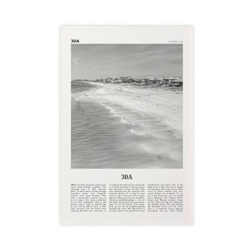 NEOHI Kunstdruck auf Leinwand, Motiv: Florida, USA, Stadtreise, Landschaft, Wanddekoration, Poster, Zuhause, Bar, Restaurant, Garage, Café, Geschenk, 30 x 45 cm NEOHI Kunstdruck auf Leinwand, Motiv: Florida, USA, Stadtreise, Landschaft, Wanddekoration, Poster, Zuhause, Bar, Restaurant, Garage, Café, Geschenk, 30 x 45 cm von NEOHI