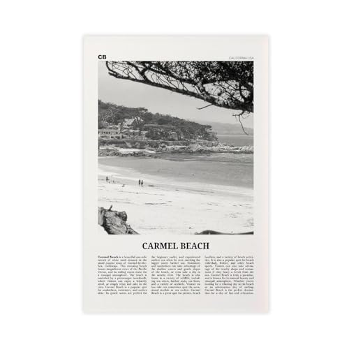 NEOHI Kunstdruck auf Leinwand, Motiv: Karmel Strand, Stadt, Reiselandschaft, Poster und Drucke, ästhetische Raumdekoration, 30 x 45 cm NEOHI Kunstdruck auf Leinwand, Motiv: Karmel Strand, Stadt, Reiselandschaft, Poster und Drucke, ästhetische Raumdekoration, 30 x 45 cm von NEOHI