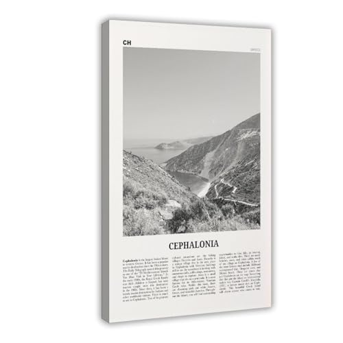 NEOHI Leinwanddruck, Motiv: Kefalonia-Druck, Stadtreise, Landschaft, modernes Poster, Wandkunstdrucke, Gemälde, Wohnzimmer, Schlafzimmer, Dekoration, 40 x 60 cm NEOHI Leinwanddruck, Motiv: Kefalonia-Druck, Stadtreise, Landschaft, modernes Poster, Wandkunstdrucke, Gemälde, Wohnzimmer, Schlafzimmer, Dekoration, 40 x 60 cm von NEOHI