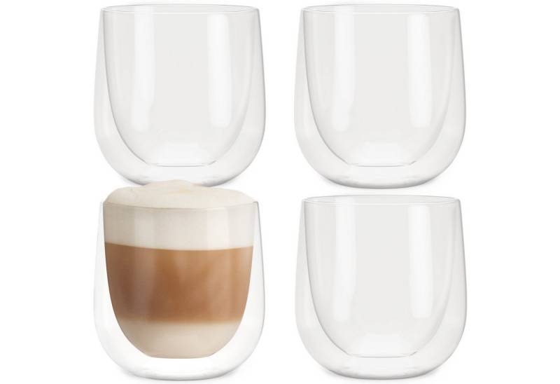 NEOLYMP Thermotasse 4er Set Cappuccino Tassen - Latte Macchiato Gläser doppelwandig, 180 Grad spülmaschinenfest und hitzebeständig - Gastronomie Qualität NEOLYMP Thermotasse 4er Set Cappuccino Tassen - Latte Macchiato Gläser doppelwandig, 180 Grad spülmaschinenfest und hitzebeständig - Gastronomie Qualität von NEOLYMP